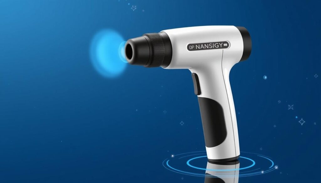 Nanssigy pistola de masaje silenciosa
